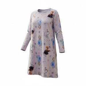 Disney Frozen Girls' Nightgown in Lavender Trim